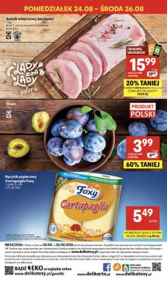 Delikatesy Centrum - gazetka promocyjna Gazetka  do środy 26.08 - strona 40