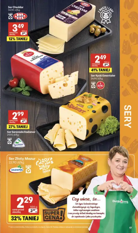 Delikatesy Centrum - gazetka promocyjna Gazetka  do środy 26.08 - strona 17