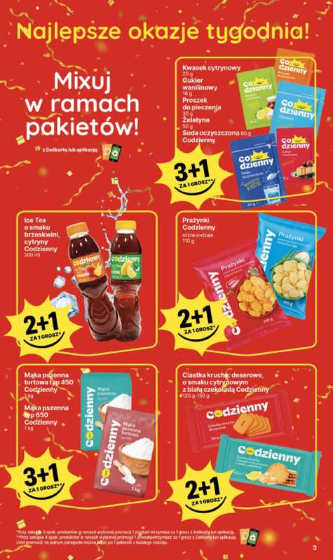Delikatesy Centrum - gazetka promocyjna Gazetka  do środy 26.08 - strona 3