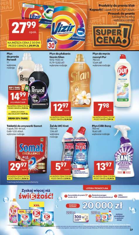 Delikatesy Centrum - gazetka promocyjna Gazetka  do środy 26.08 - strona 37
