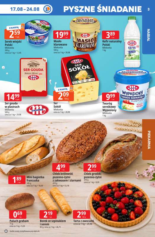 Leclerc - gazetka promocyjna Oferta E.Leclerc I Tanio to tu! od poniedziałku 17.08 do poniedziałku 24.08 - strona 3