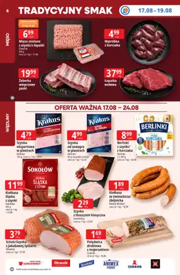 Leclerc - gazetka promocyjna Oferta E.Leclerc I Tanio to tu! od poniedziałku 17.08 do poniedziałku 24.08 - strona 6