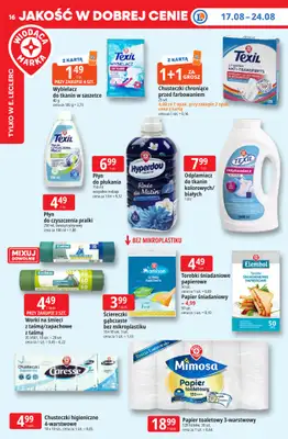 Leclerc - gazetka promocyjna Oferta E.Leclerc I Tanio to tu! od poniedziałku 17.08 do poniedziałku 24.08 - strona 16