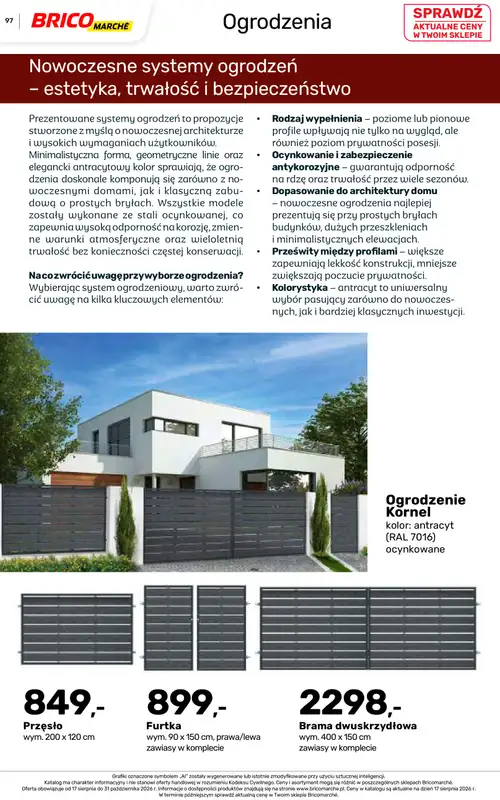 Bricomarche - gazetka promocyjna Jesienne inspiracje od poniedziałku 17.08 do soboty 31.10 - strona 97