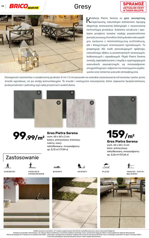 Bricomarche - gazetka promocyjna Jesienne inspiracje od poniedziałku 17.08 do soboty 31.10 - strona 94