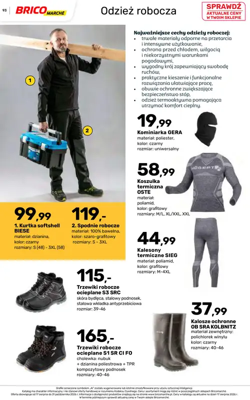 Bricomarche - gazetka promocyjna Jesienne inspiracje od poniedziałku 17.08 do soboty 31.10 - strona 93