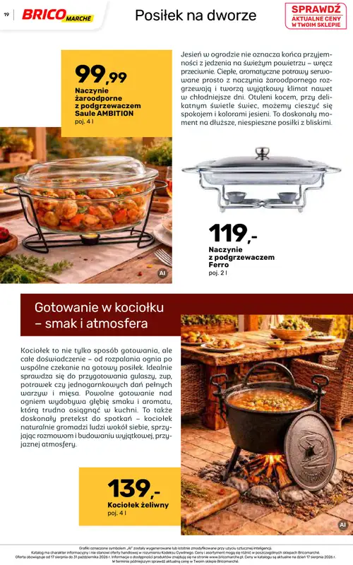 Bricomarche - gazetka promocyjna Jesienne inspiracje od poniedziałku 17.08 do soboty 31.10 - strona 19