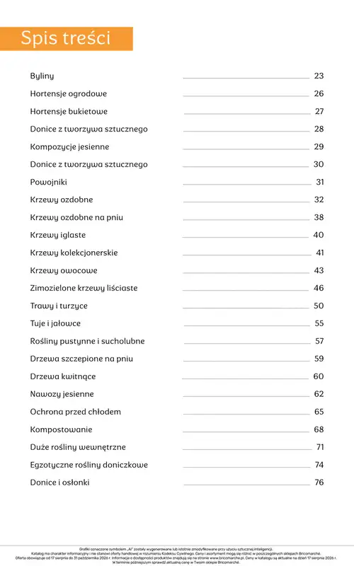 Bricomarche - gazetka promocyjna Jesienne inspiracje od poniedziałku 17.08 do soboty 31.10 - strona 22
