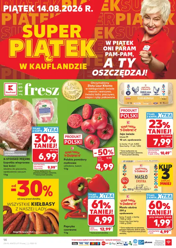 Kaufland - gazetka promocyjna Gazetka Tygodnia od środy 12.08 do środy 19.08 - strona 14