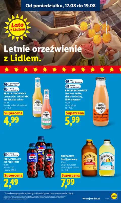 Lidl - gazetka promocyjna Oferta od poniedziałku od poniedziałku 17.08 do środy 19.08 - strona 55