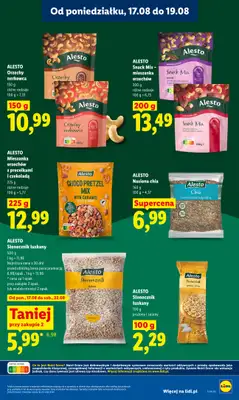 Lidl - gazetka promocyjna Oferta od poniedziałku od poniedziałku 17.08 do środy 19.08 - strona 63