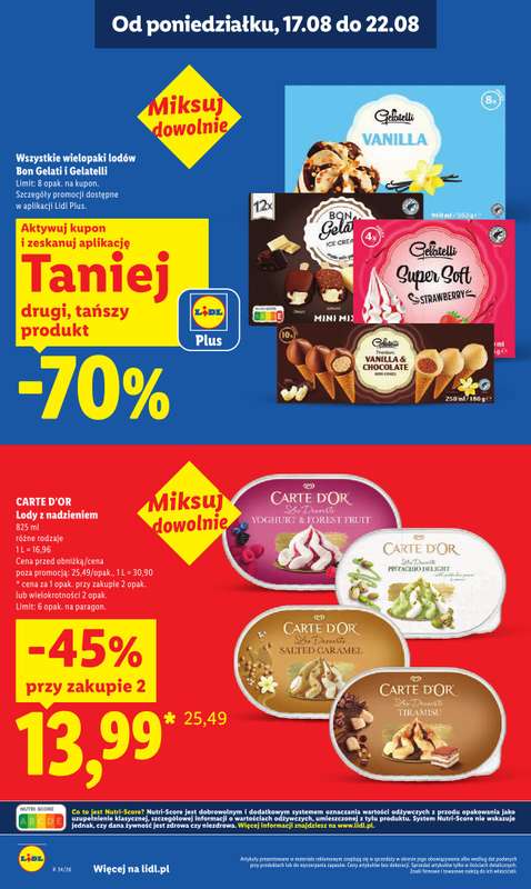 Lidl - gazetka promocyjna Oferta od poniedziałku od poniedziałku 17.08 do środy 19.08 - strona 20