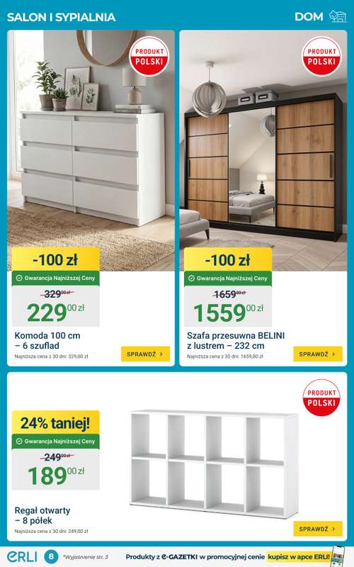 ERLI - gazetka promocyjna Gazetka  do niedzieli 23.08 - strona 8