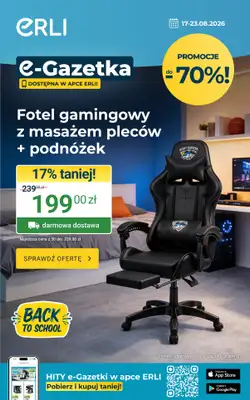ERLI - gazetka promocyjna Gazetka od poniedziałku 17.08 do niedzieli 23.08
