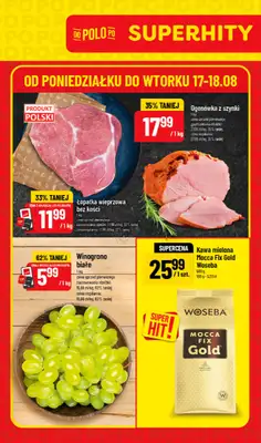POLOmarket - gazetka promocyjna Super hity od poniedziałku 17.08 do wtorku 18.08