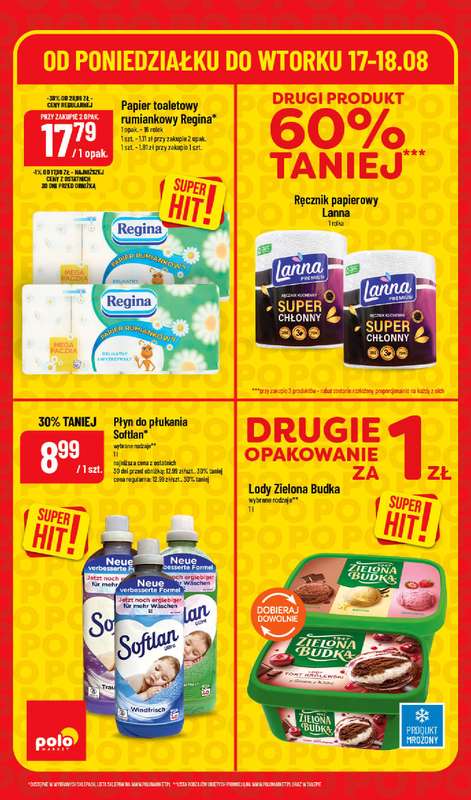 POLOmarket - gazetka promocyjna Super hity od poniedziałku 17.08 do wtorku 18.08 - strona 6