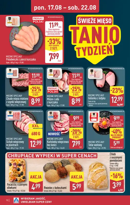 Aldi - gazetka promocyjna Pełny katalog! od poniedziałku 17.08 do soboty 22.08 - strona 12