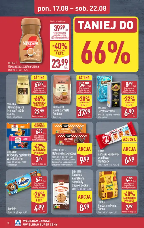 Aldi - gazetka promocyjna Pełny katalog! od poniedziałku 17.08 do soboty 22.08 - strona 18