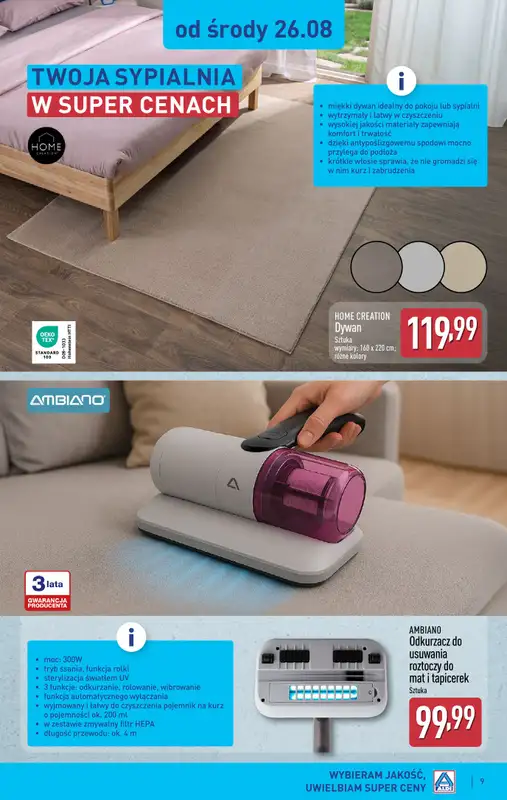 Aldi - gazetka promocyjna Aldi ma to coś! od środy 26.08 do soboty 29.08 - strona 9