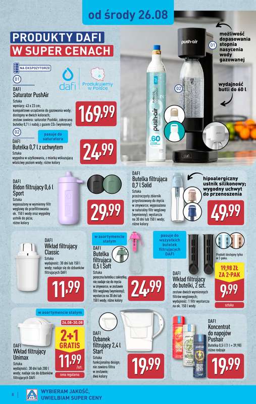 Aldi - gazetka promocyjna Aldi ma to coś! od środy 26.08 do soboty 29.08 - strona 8