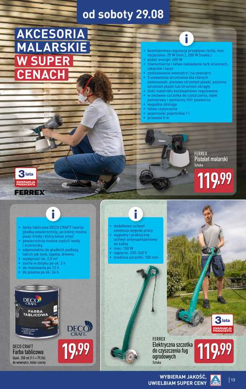 Aldi - gazetka promocyjna Aldi ma to coś! od środy 26.08 do niedzieli 30.08 - strona 13