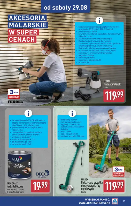 Aldi - gazetka promocyjna Aldi ma to coś! od środy 26.08 do soboty 29.08 - strona 13