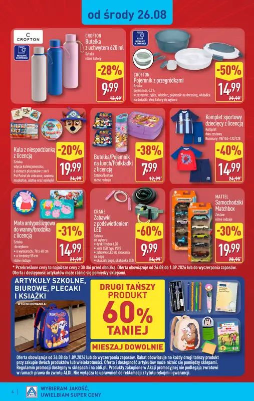 Aldi - gazetka promocyjna Aldi ma to coś! od środy 26.08 do soboty 29.08 - strona 4