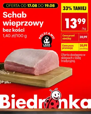 Biedronka - gazetka promocyjna Biedronkowe oszczędności od poniedziałku od poniedziałku 17.08 do środy 19.08 - strona 5