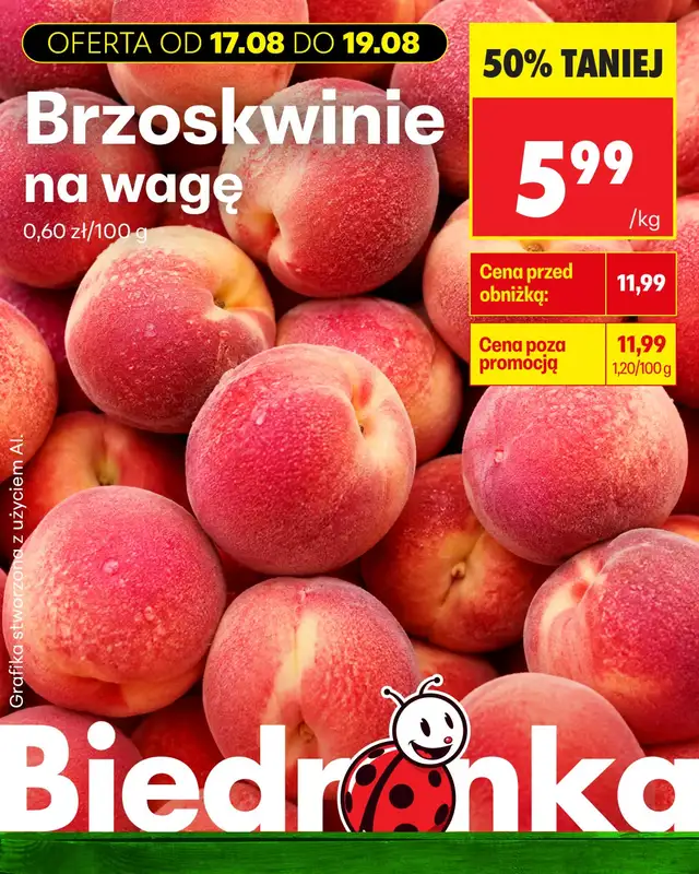 Biedronka - gazetka promocyjna Biedronkowe oszczędności od poniedziałku od poniedziałku 17.08 do środy 19.08 - strona 4