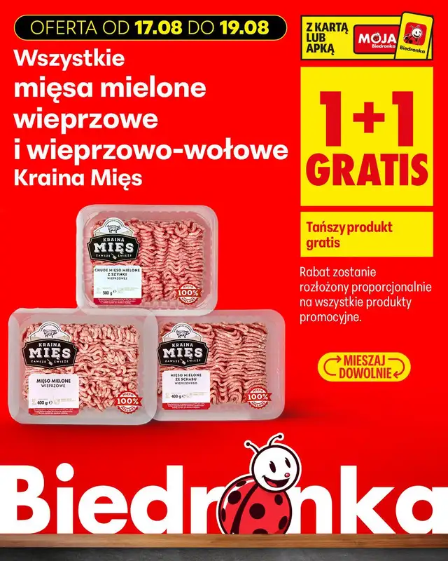Biedronka - gazetka promocyjna Biedronkowe oszczędności od poniedziałku od poniedziałku 17.08 do środy 19.08 - strona 6