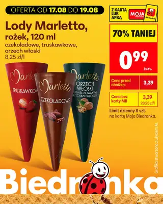 Biedronka - gazetka promocyjna Biedronkowe oszczędności od poniedziałku od poniedziałku 17.08 do środy 19.08 - strona 8