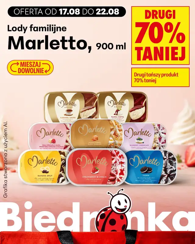Biedronka - gazetka promocyjna Biedronkowe oszczędności od poniedziałku od poniedziałku 17.08 do środy 19.08 - strona 7