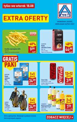 Aldi - gazetka promocyjna Extra oferta tylko we wtorek w Aldi! od wtorku 18.08 do wtorku 18.08
