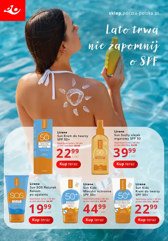 Poczta Polska - gazetka promocyjna Gazetka od poniedziałku 10.08 do niedzieli 23.08 - strona 6