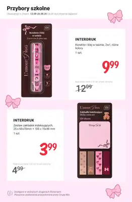 Rossmann - gazetka promocyjna Stylowo do szkoły PROMOCJE od poniedziałku 17.08 do soboty 22.08 - strona 3