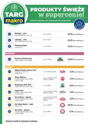 Makro - gazetka promocyjna Targ MAKRO - oferta świeża w super cenach! od poniedziałku 17.08 do soboty 22.08 - strona 7