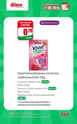 Dino - gazetka promocyjna Specjalna oferta na 17.08.2026 - promocje spoza gazetki od poniedziałku 17.08 do poniedziałku 17.08 - strona 10