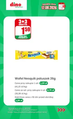 Dino - gazetka promocyjna Specjalna oferta na 17.08.2026 - promocje spoza gazetki od poniedziałku 17.08 do poniedziałku 17.08 - strona 8