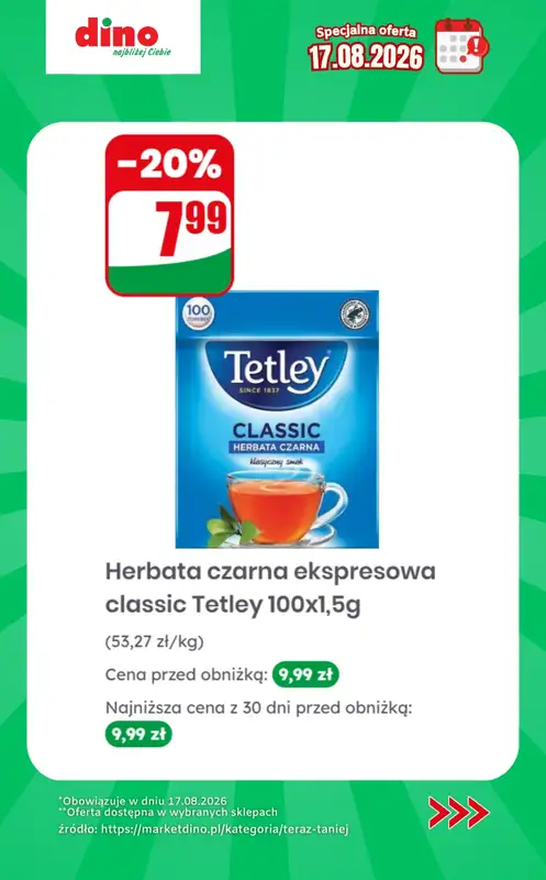 Dino - gazetka promocyjna Specjalna oferta na 17.08.2026 - promocje spoza gazetki od poniedziałku 17.08 do poniedziałku 17.08 - strona 5