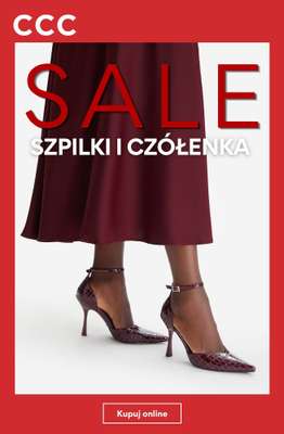 CCC - gazetka promocyjna Wyprzedaż - szpilki i czółenka od poniedziałku 17.08 do środy 26.08