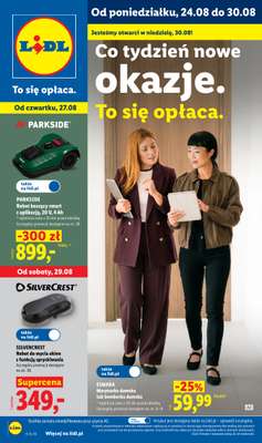 Lidl - gazetka promocyjna Katalog od poniedziałku 24.08 do niedzieli 30.08