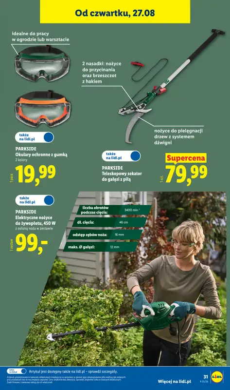 Lidl - gazetka promocyjna Katalog od poniedziałku 24.08 do niedzieli 30.08 - strona 37