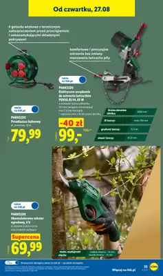 Lidl - gazetka promocyjna Katalog od poniedziałku 24.08 do niedzieli 30.08 - strona 39