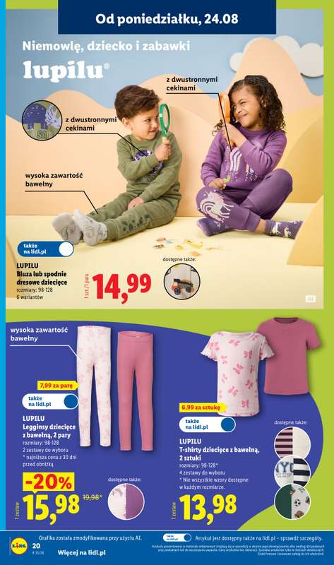 Lidl - gazetka promocyjna Katalog od poniedziałku 24.08 do niedzieli 30.08 - strona 22