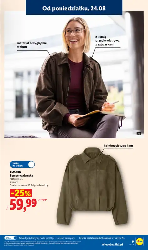 Lidl - gazetka promocyjna Katalog od poniedziałku 24.08 do niedzieli 30.08 - strona 9