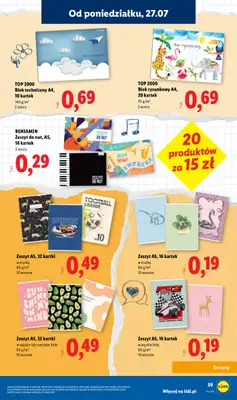 Lidl - gazetka promocyjna Kompletna Wyprawka W Megacenach od wtorku 14.07 do poniedziałku 31.08 - strona 61