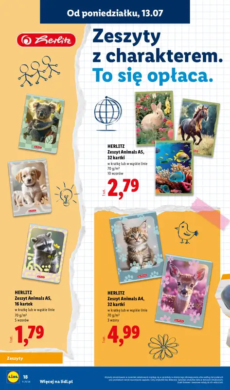 Lidl - gazetka promocyjna Kompletna Wyprawka W Megacenach od wtorku 14.07 do poniedziałku 31.08 - strona 20