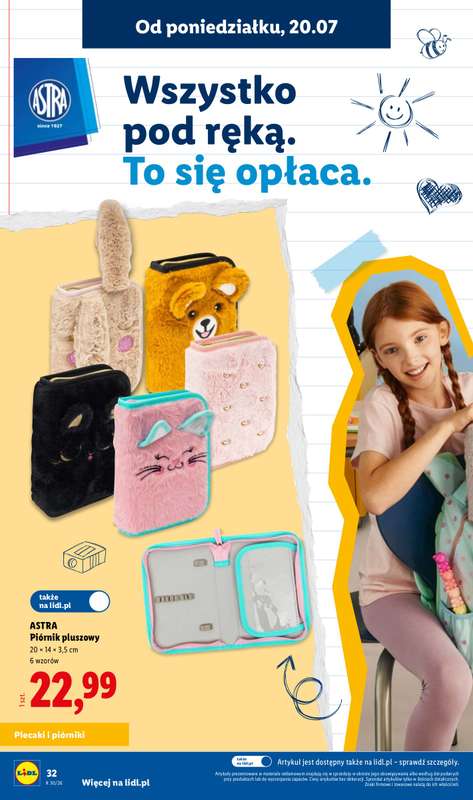 Lidl - gazetka promocyjna Kompletna Wyprawka W Megacenach od wtorku 14.07 do poniedziałku 31.08 - strona 34