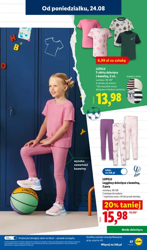 Lidl - gazetka promocyjna Kompletna Wyprawka W Megacenach od wtorku 14.07 do poniedziałku 31.08 - strona 71