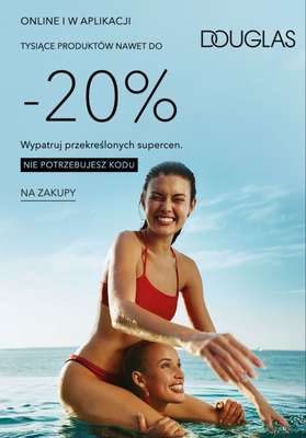 Douglas - gazetka promocyjna RABATY DO 20% od poniedziałku 17.08 do soboty 22.08